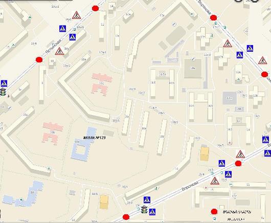Схема проезда в МБОУ СШ №129. Материалы для схемы взяты из Дубль Гис